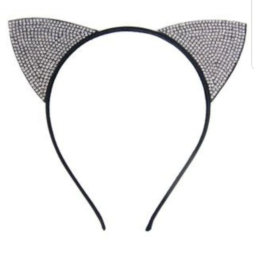🦄Rhinestone Kitten Ears